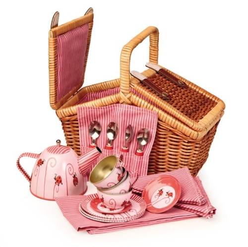 Egmont Toys Set da tè in cestino
